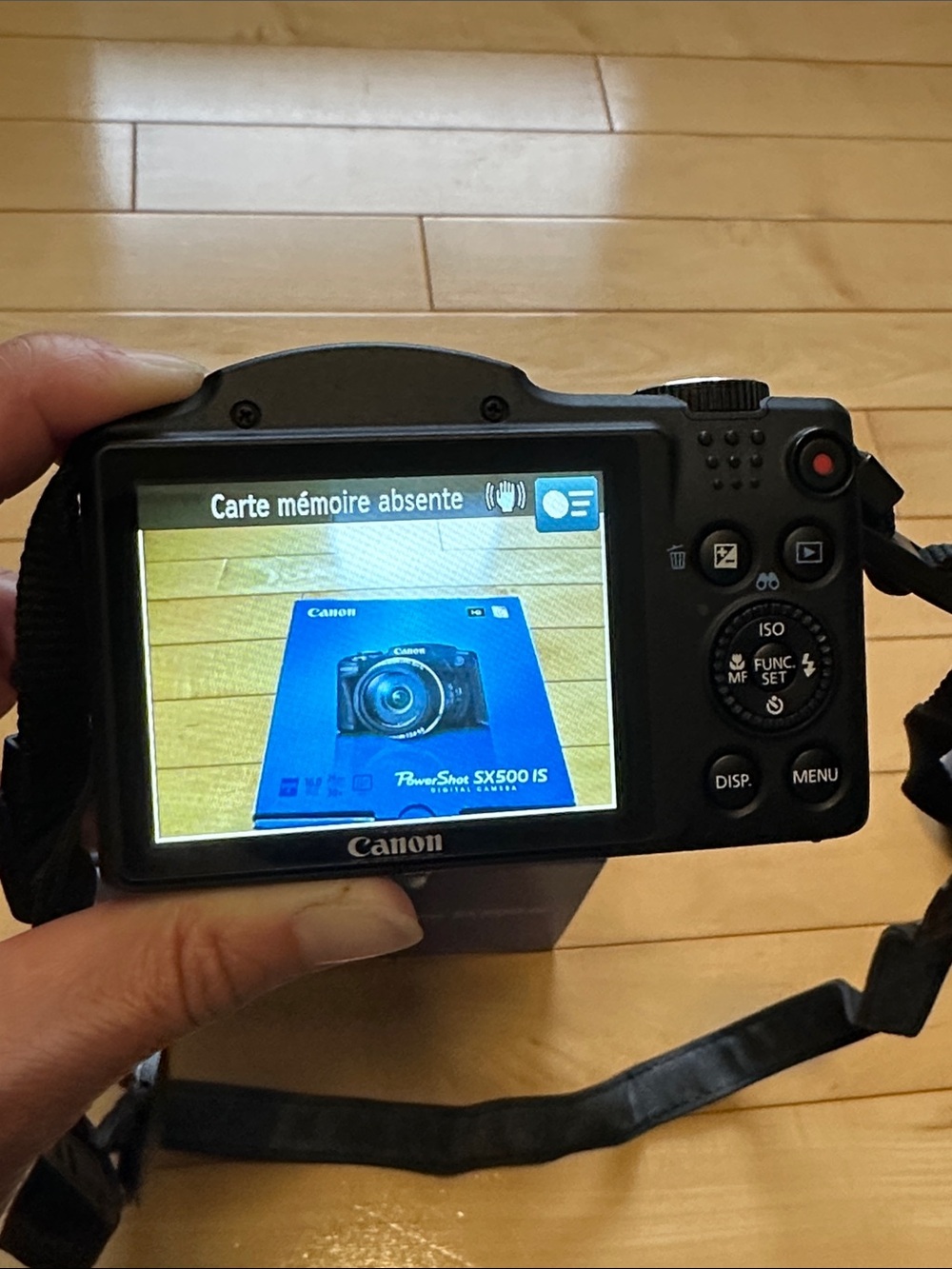 Canon PowerShot SX500 IS Digital Camera - Black - Picture 5 of 8